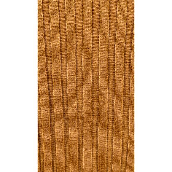 EXIT Urban & Vintage Women's Burnt Orange Ribbed Crewneck Long Sleeve Top SZ M - Picture 4 of 10